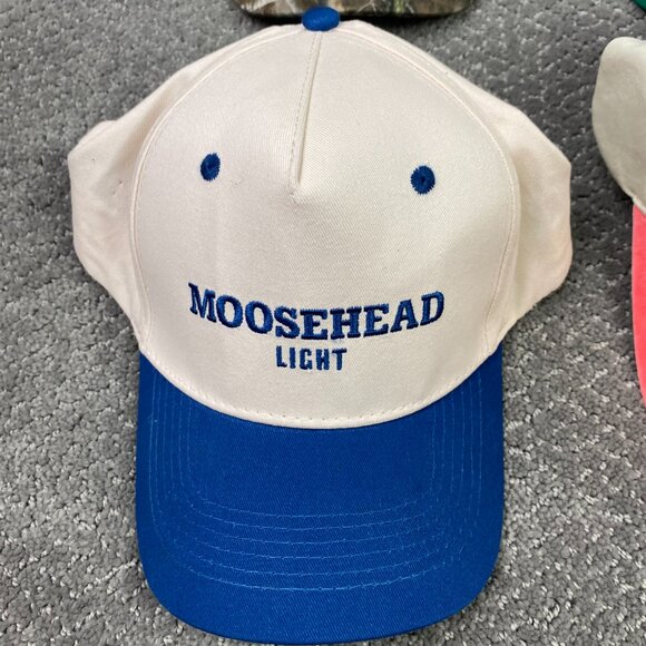 Moosehead Beer Snapback Hat lot of 4 Moosehead Light Alpine Lager Radler NEW NWT - Picture 2 of 9